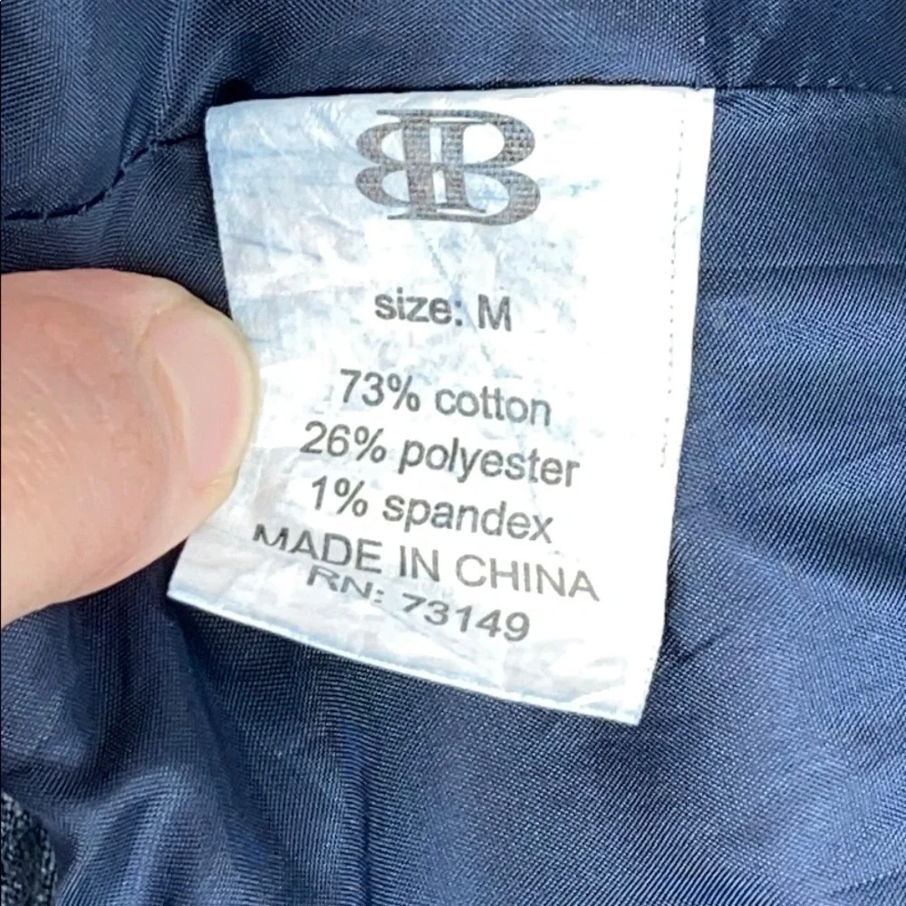 Boom Boom Jeans Dark Blue Cropped Jacket - Picture 7 of 7